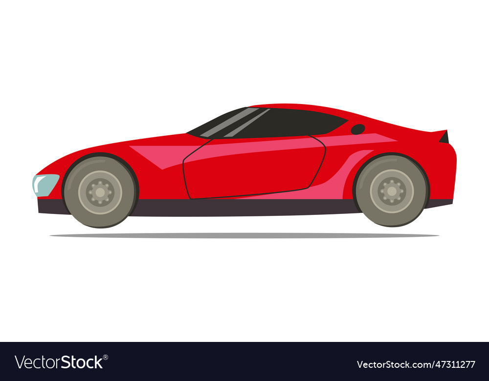 car with red square