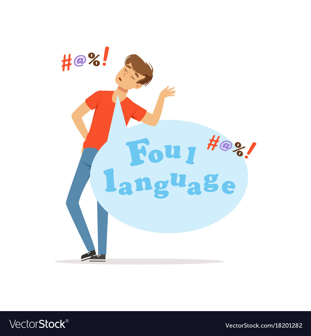 foul-language-man-swearing-bad-habit-royalty-free-vector