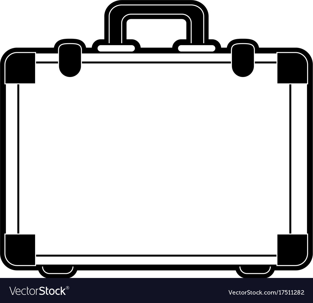 Travel suitcase icon image Royalty Free Vector Image