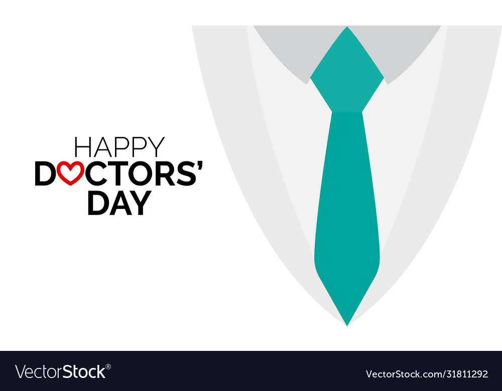 National doctors day Royalty Free Vector Image