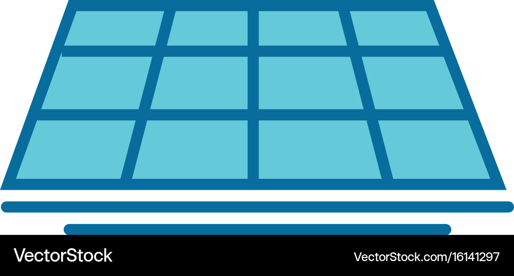 Isolated solar panel Royalty Free Vector Image