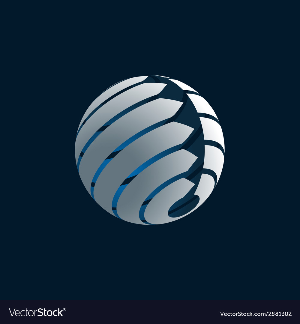 Abstract Globe Royalty Free Vector Image - Vectorstock