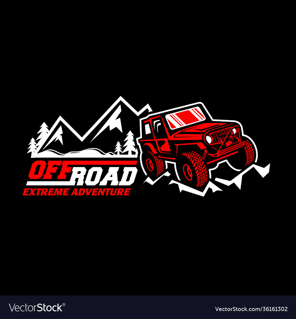 Offroad Royalty Free Vector Image - VectorStock