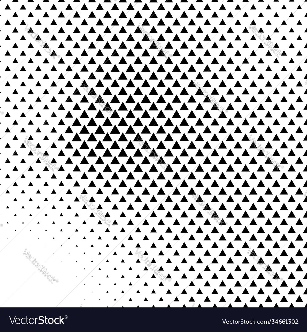 Triangles halftone triangle geometric background Vector Image