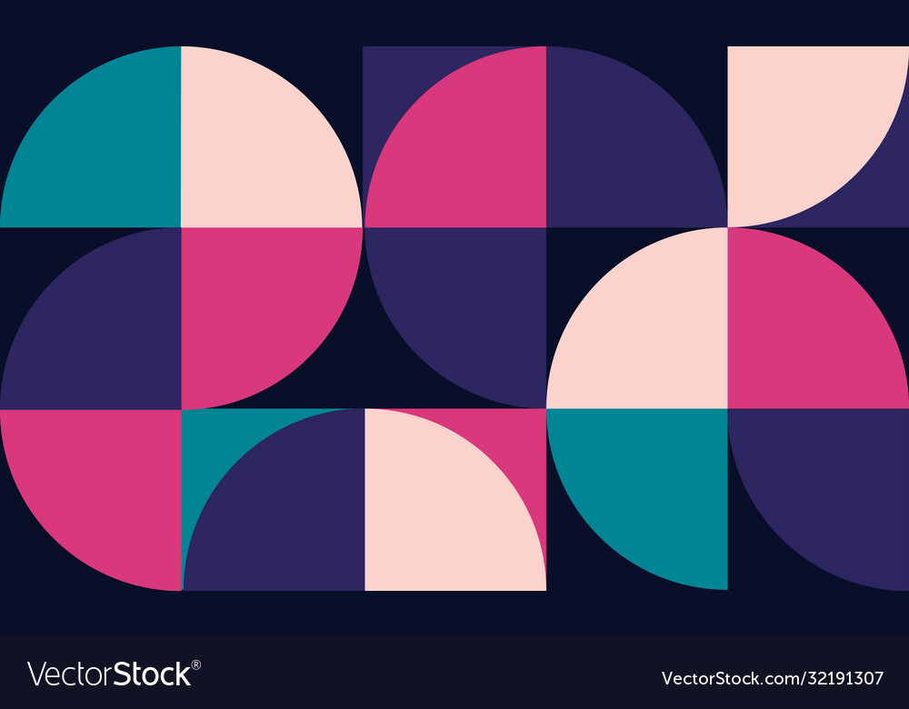 Geometric minimalistic artwork poster Royalty Free Vector