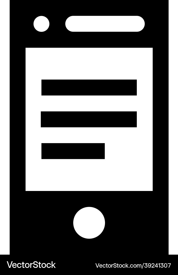 Smartphone Royalty Free Vector Image - VectorStock