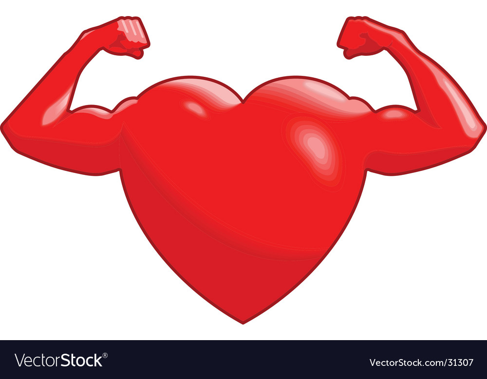 strong-heart-royalty-free-vector-image-vectorstock