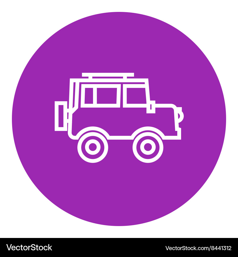 Car line icon Royalty Free Vector Image - VectorStock