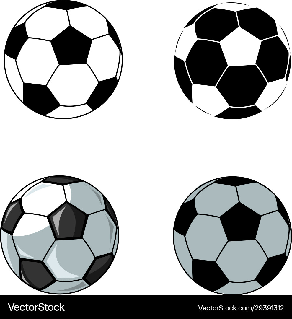 Football ball Royalty Free Vector Image - VectorStock