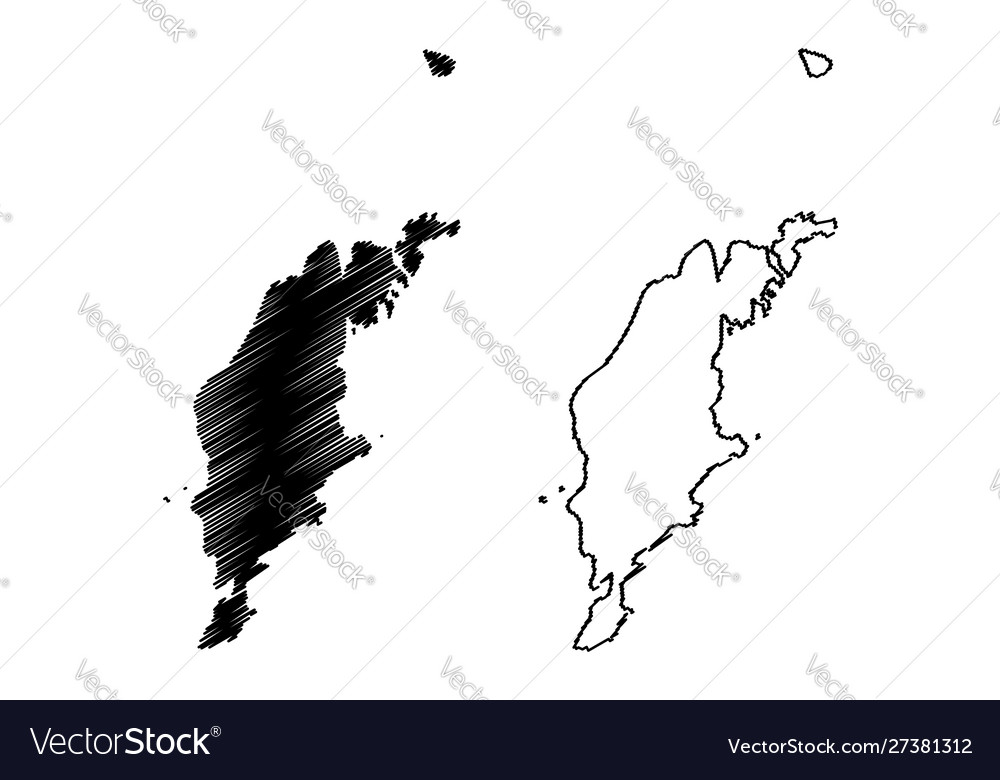 Gotland county counties sweden kingdom Royalty Free Vector