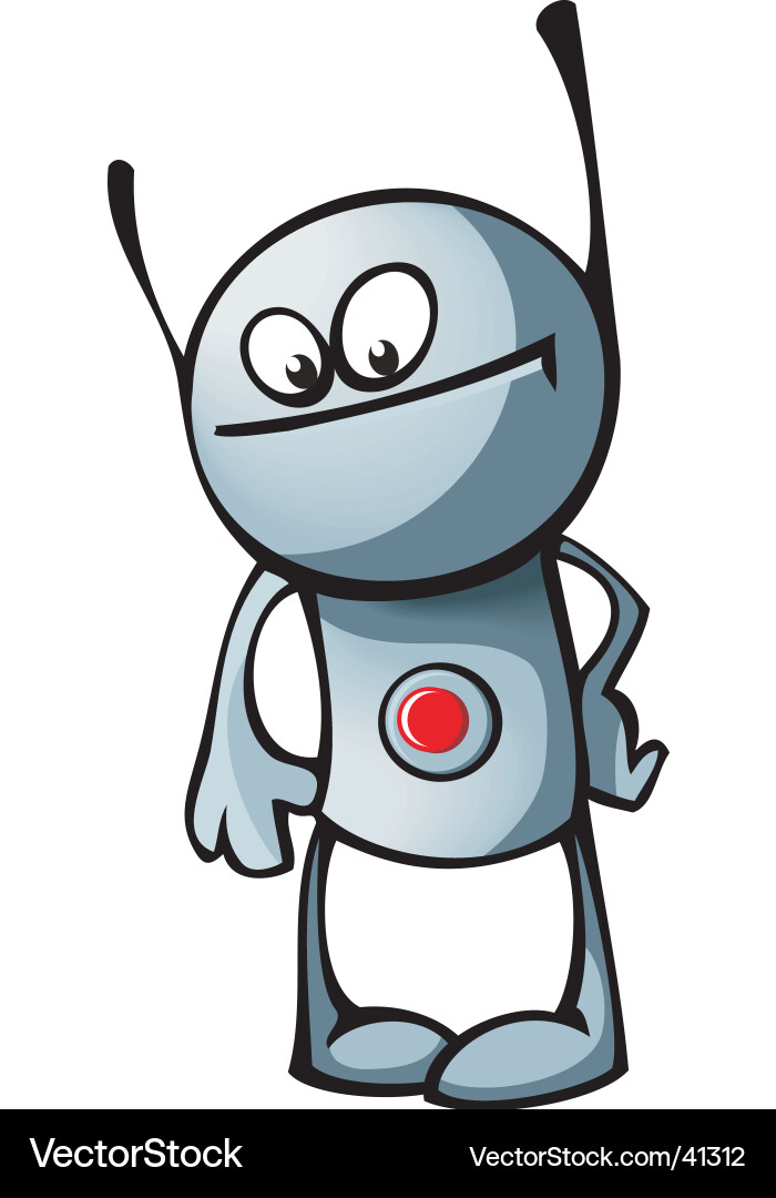 Robot Royalty Free Vector Image Vectorstock