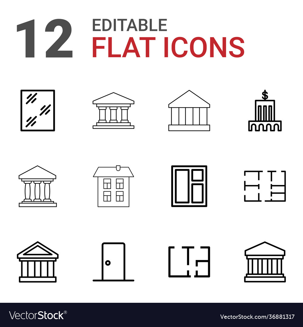 Architectural Icons Royalty Free Vector Image Vectorstock Architectural Icons Royalty Free Vector Image Vectorstock