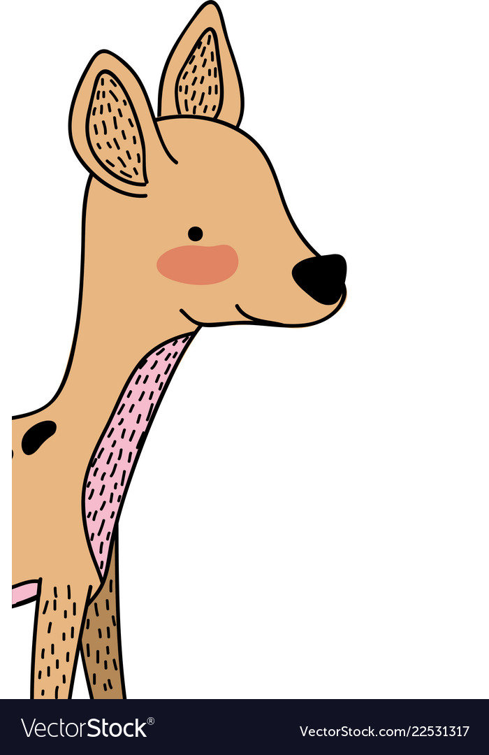 Deer animal drawing Royalty Free Vector Image - VectorStock Deer animal drawing Royalty Free Vector Image - VectorStock