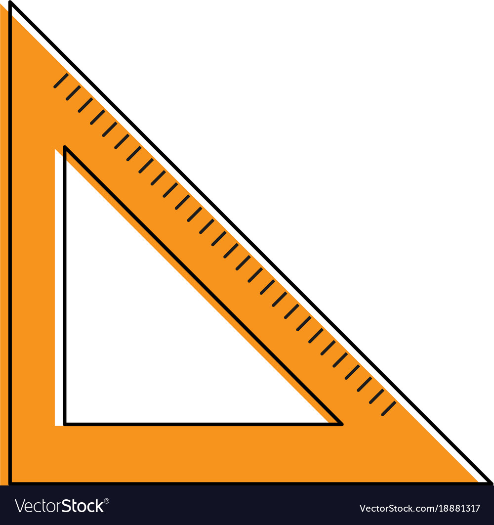 Isolated ruler design Royalty Free Vector Image