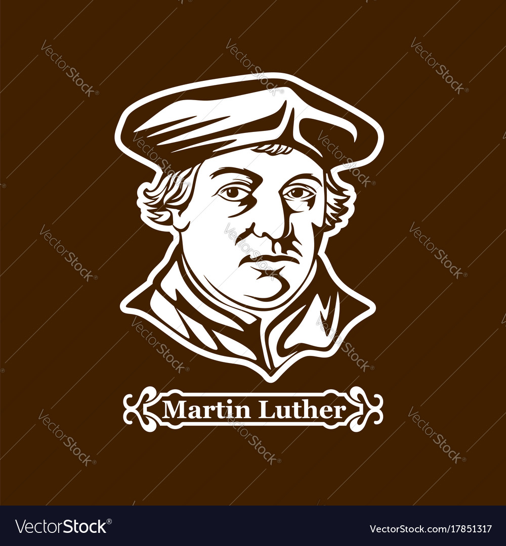 Protestantism Leaders Of The European Reformation Vector Image