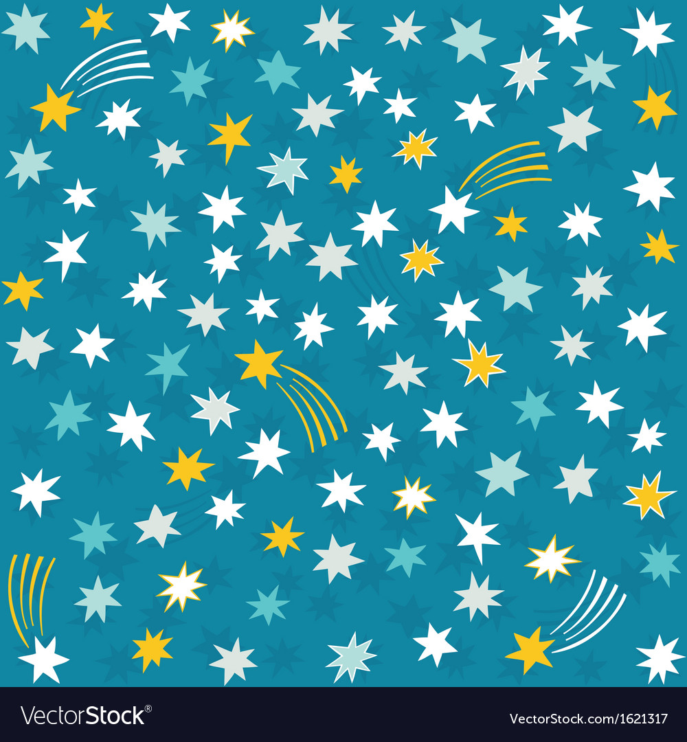 Shooting stars background Royalty Free Vector Image