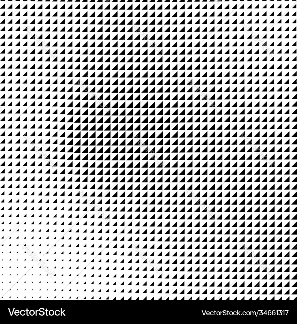Triangles halftone triangle geometric background Vector Image