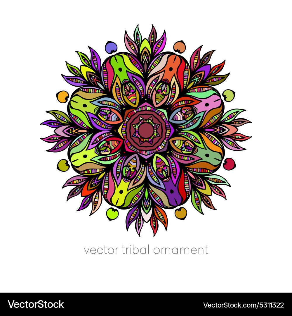Mandala Ethnic decorative elements Royalty Free Vector Image