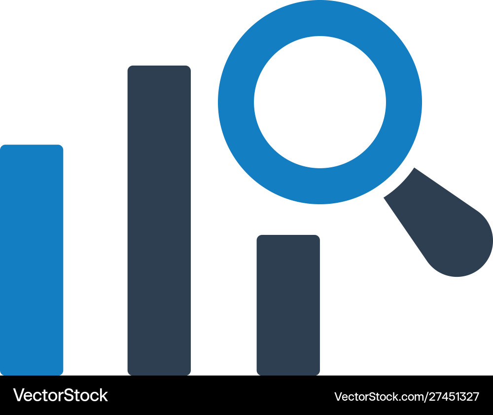Analysis icon Royalty Free Vector Image - VectorStock