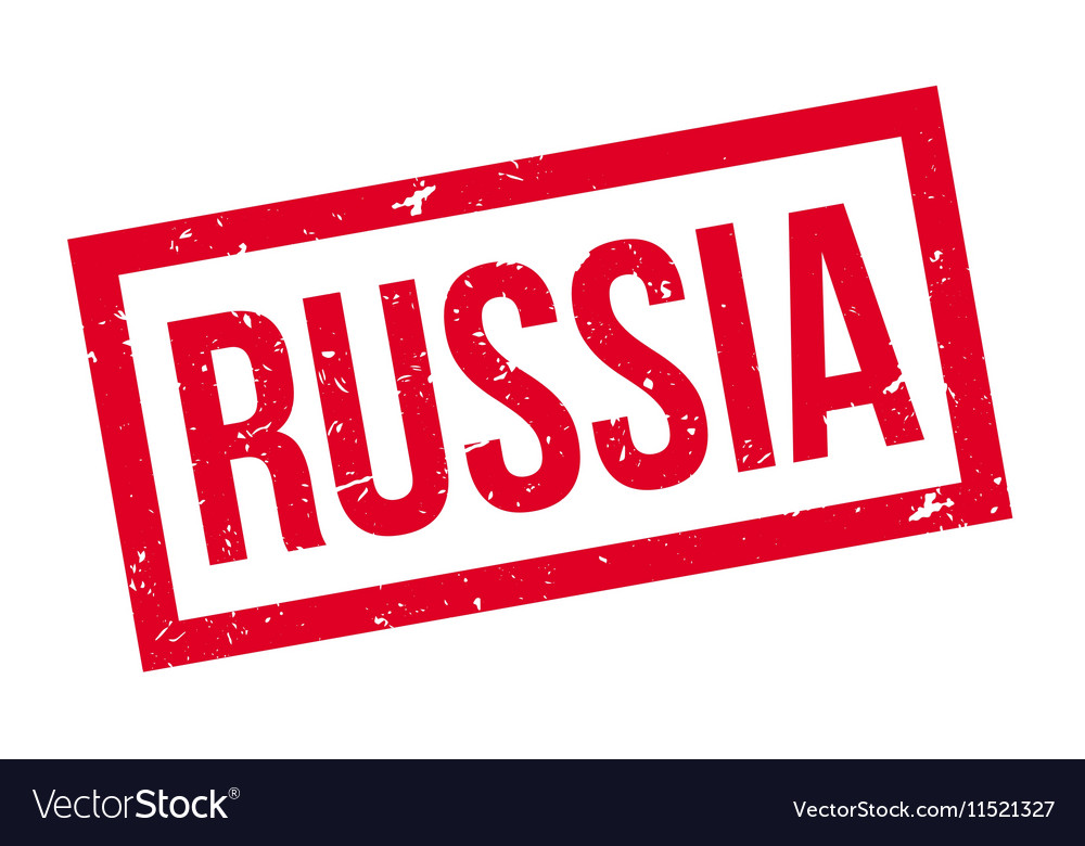 Russia rubber stamp Royalty Free Vector Image - VectorStock