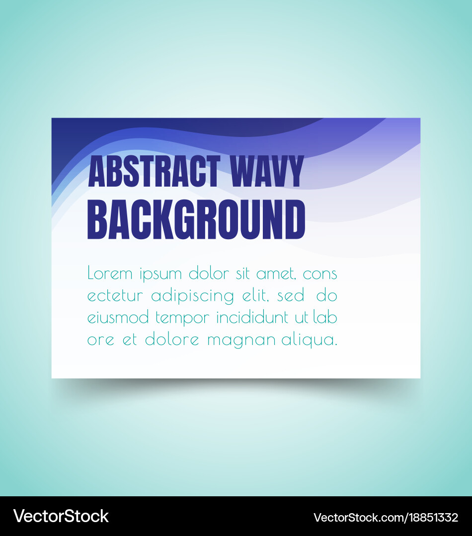 Abstract waves set7 Royalty Free Vector Image - VectorStock