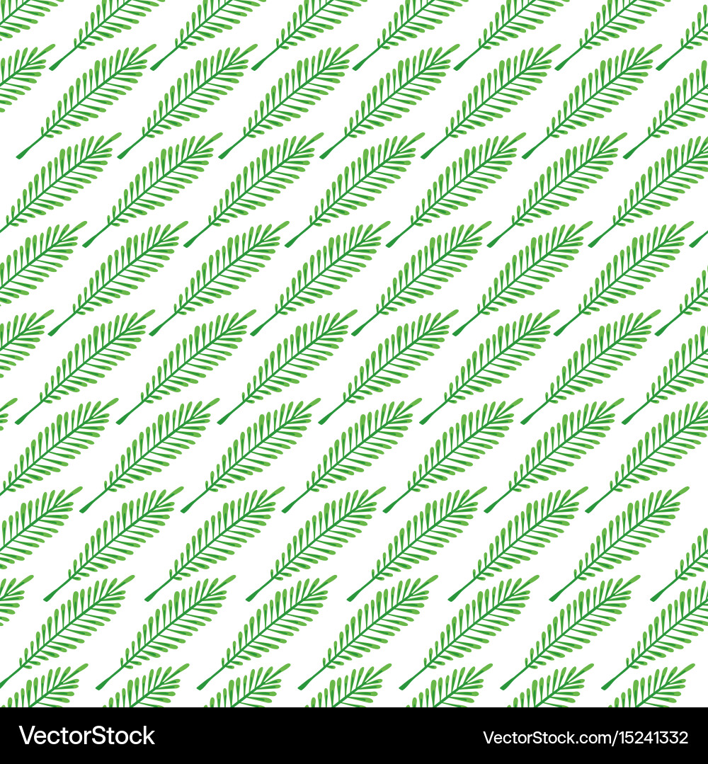 Seamless pattern leaves nature Royalty Free Vector Image