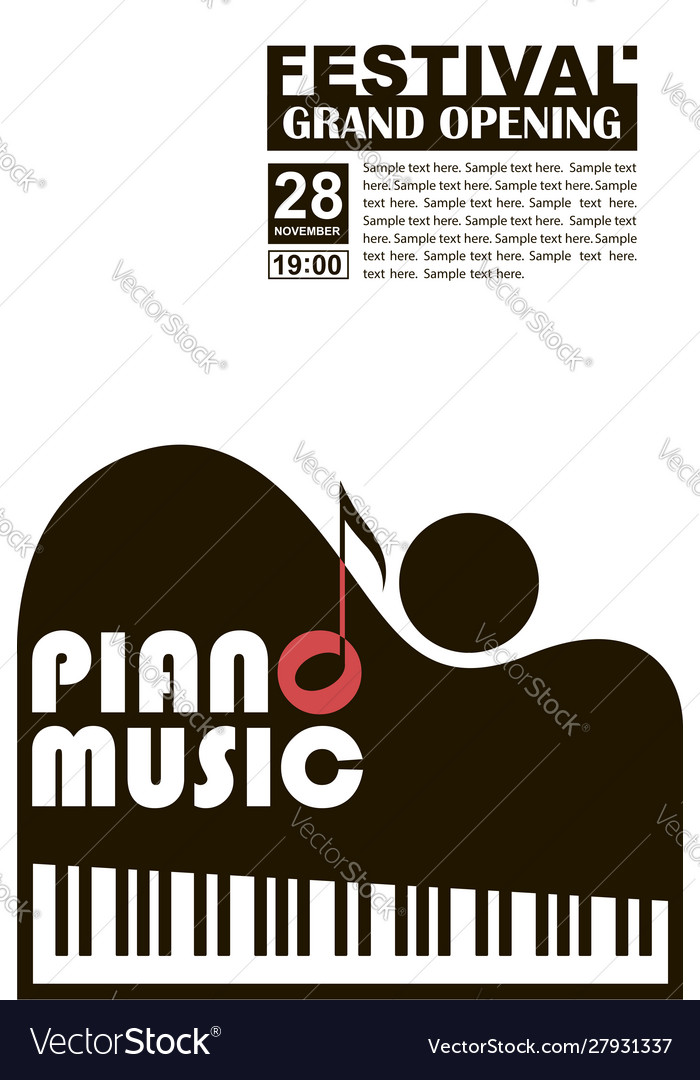 Classical concert emblem Royalty Free Vector Image