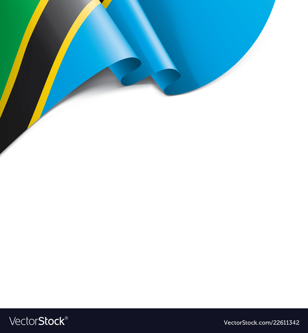 tanzania flag on a