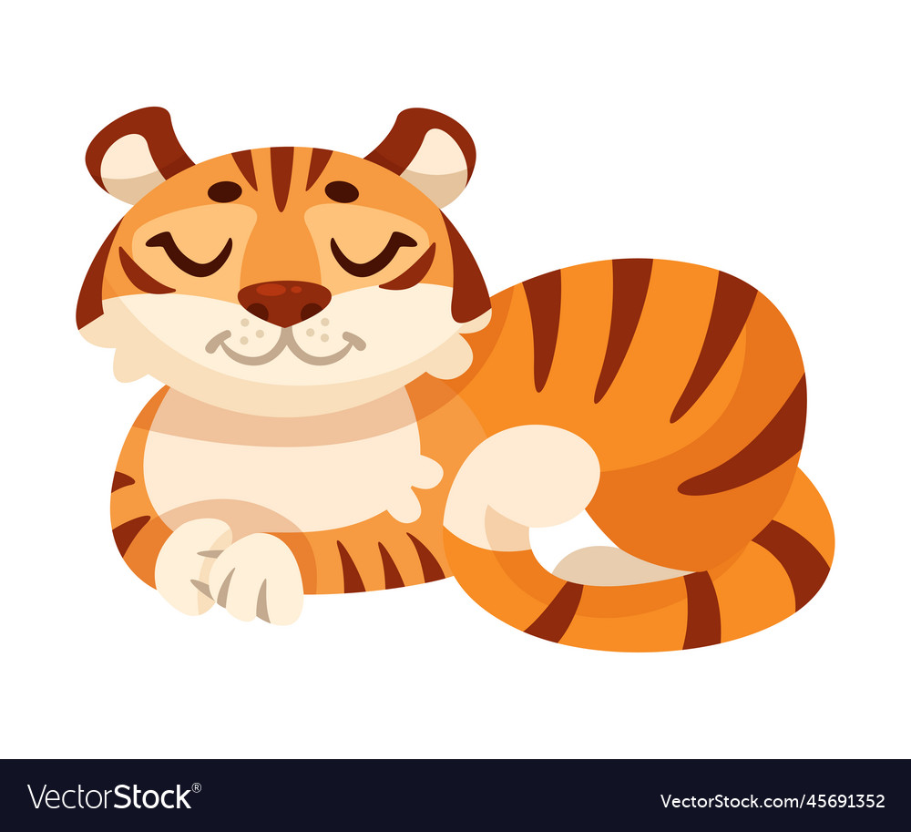 Tiger Cub Sitting