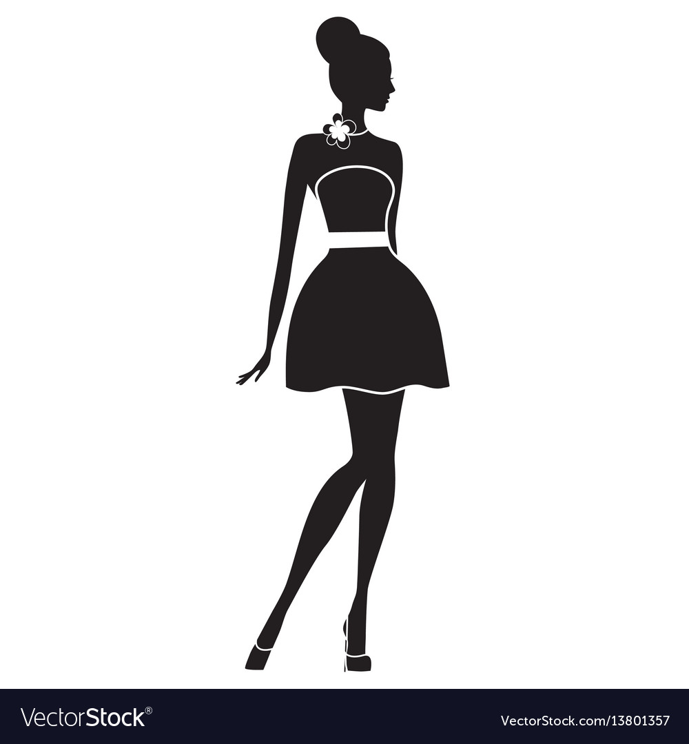 fashion female silhouette