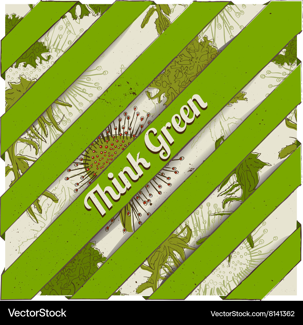 Eco Friendly Poster Royalty Free Vector Image Vectorstock