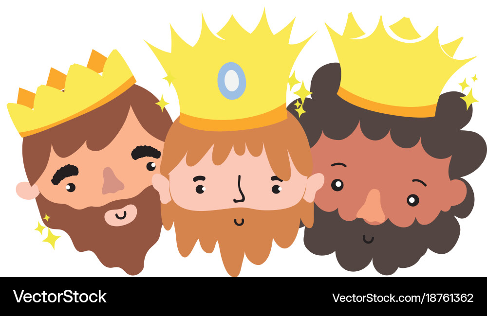 Three wise men design Royalty Free Vector Image
