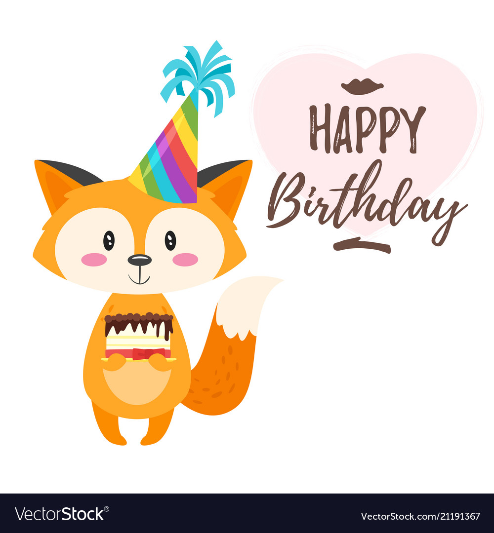 Premium Vector  Happy birthday vector quote. happy birthday wishes cute  greeting card template. isolated design