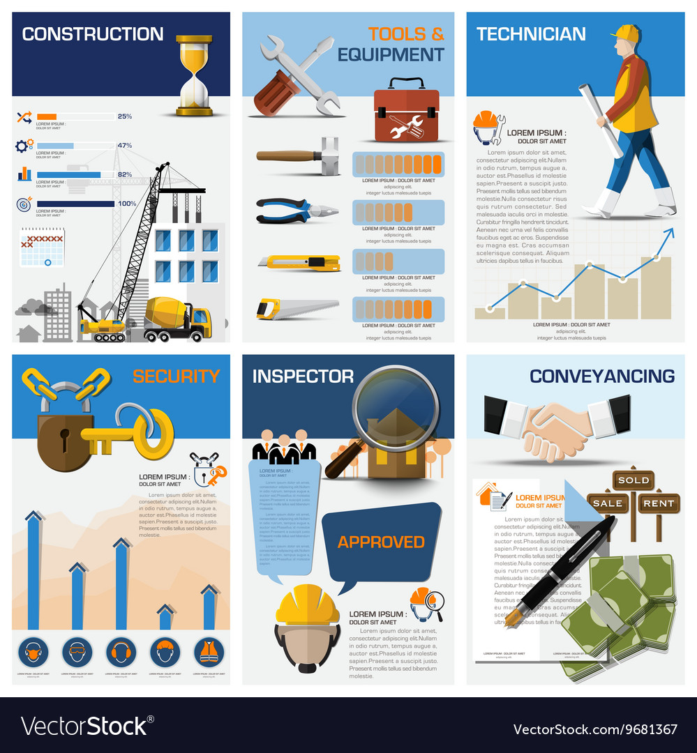 Real estate and property business chart diagram Vector Image