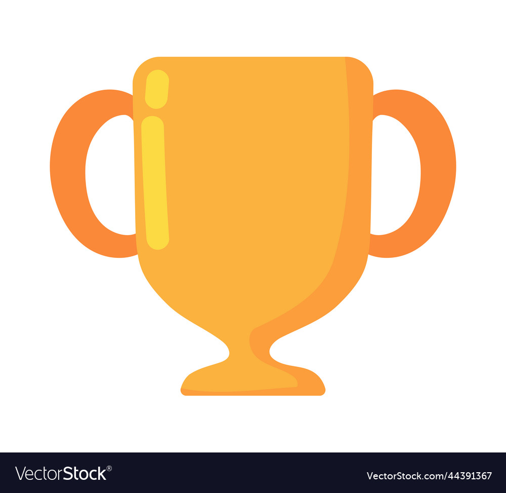 Trophy Icon Isolated Royalty Free Vector Image