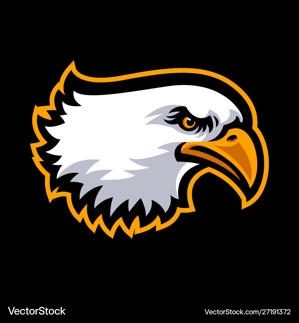 Eagle head mascot Royalty Free Vector Image - VectorStock