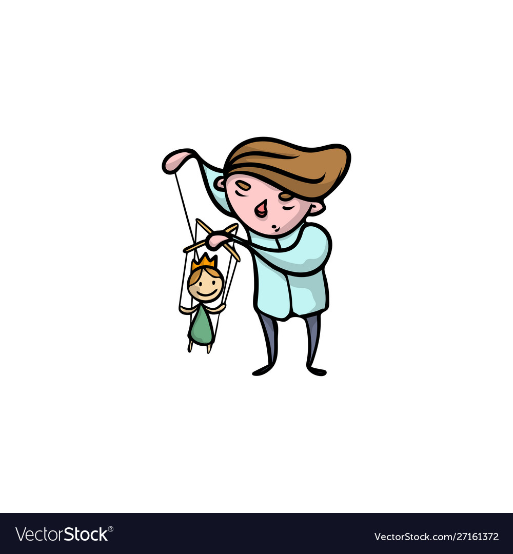 Puppeteer Royalty Free Vector Image - VectorStock