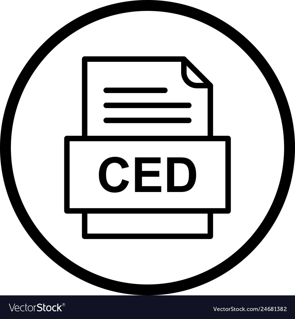 Ced file document icon