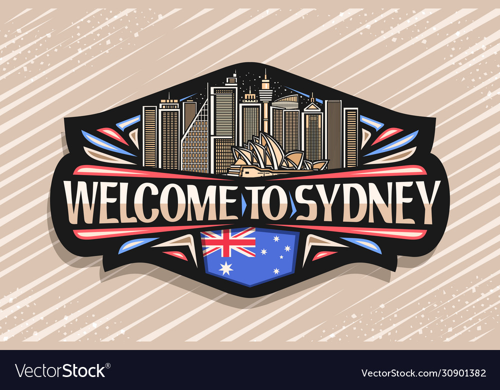 Logo for sydney Royalty Free Vector Image - VectorStock