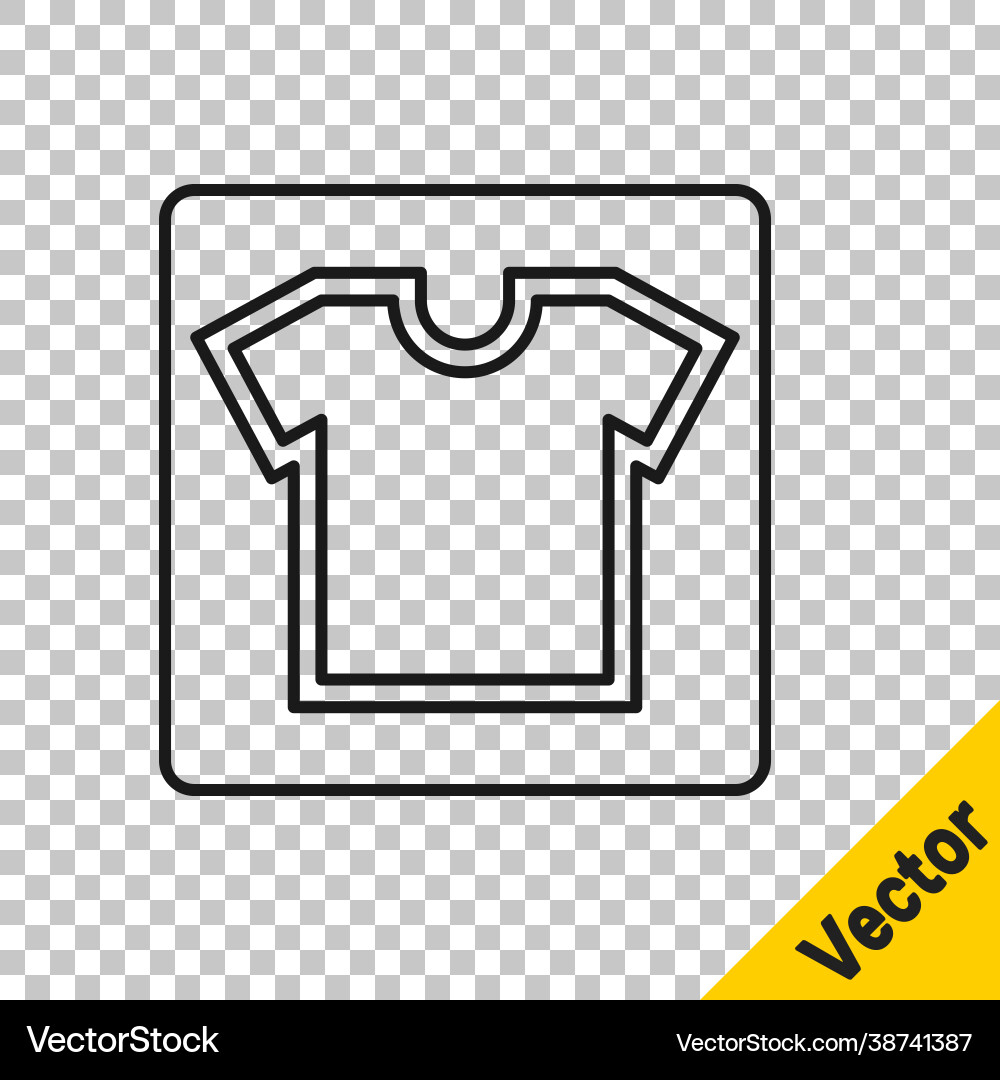 Black line sewing pattern icon isolated Royalty Free Vector