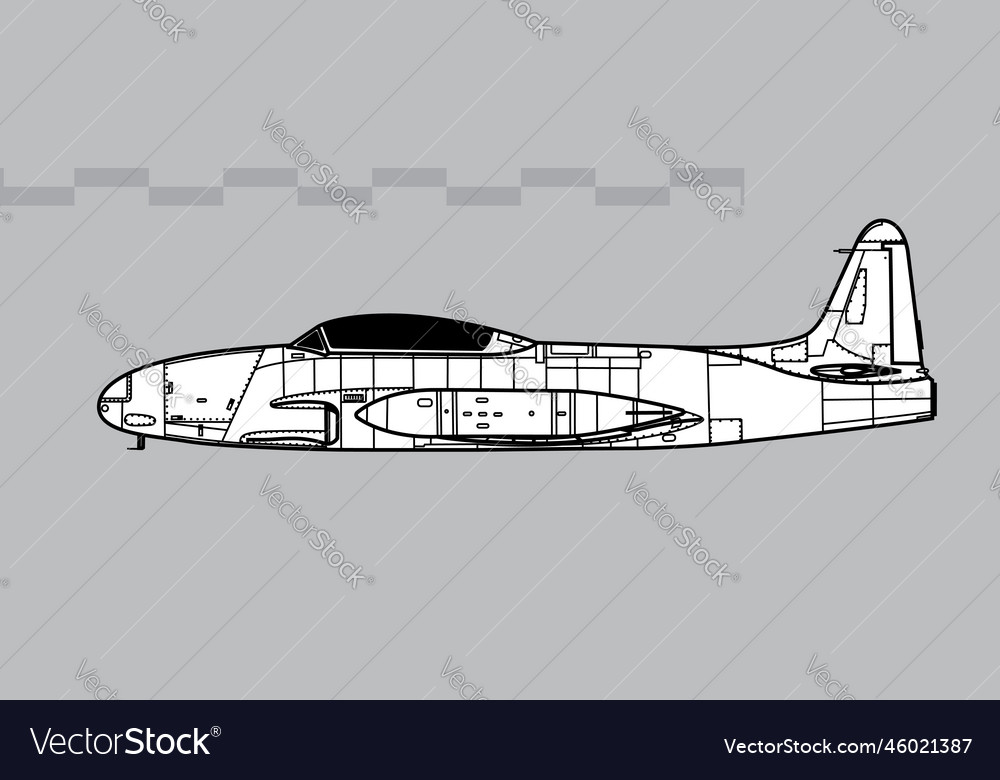 Lockheed t-33a shooting star vector image Lockheed t-33a shooting star