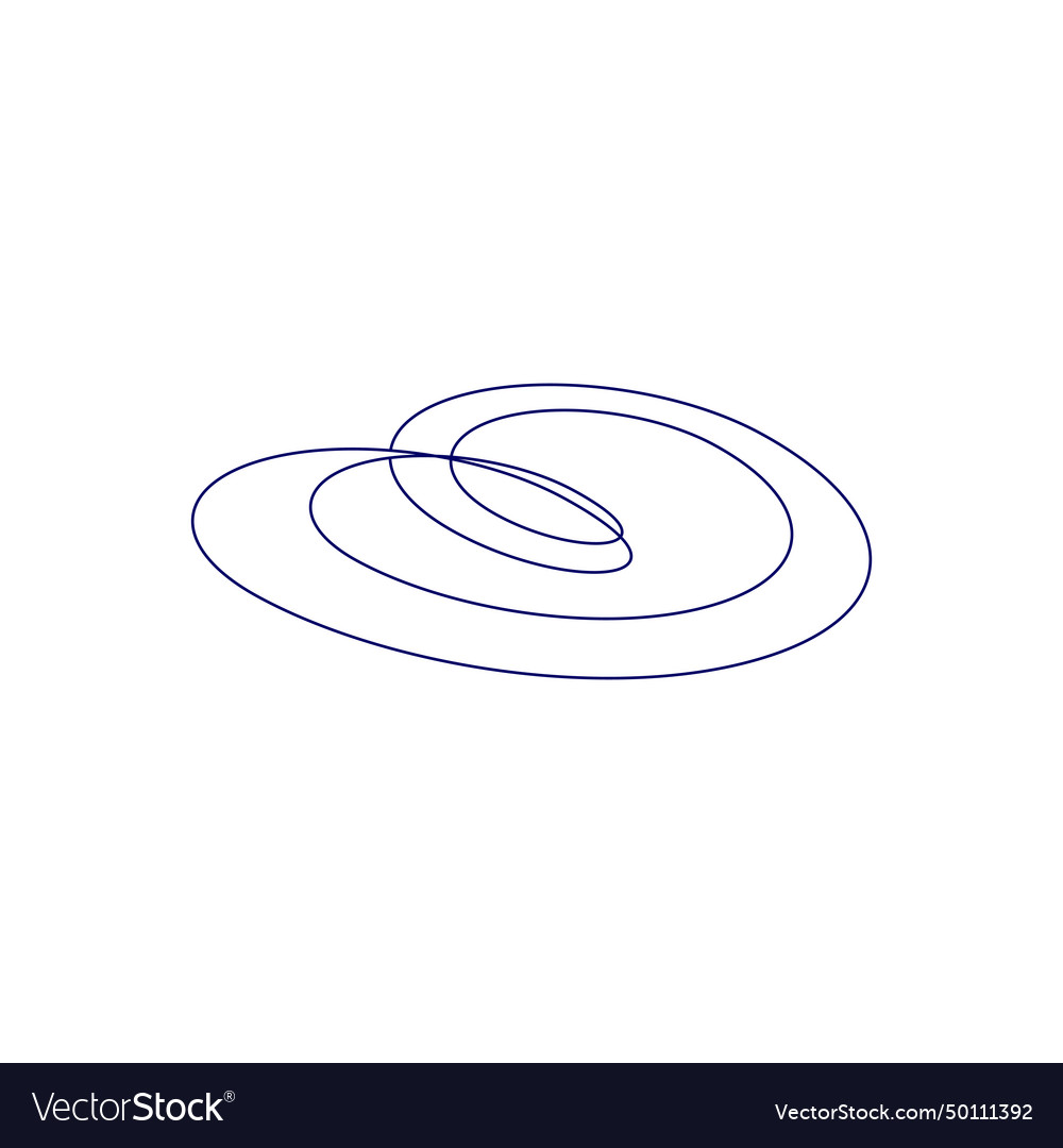 Loop line infinity design Royalty Free Vector Image