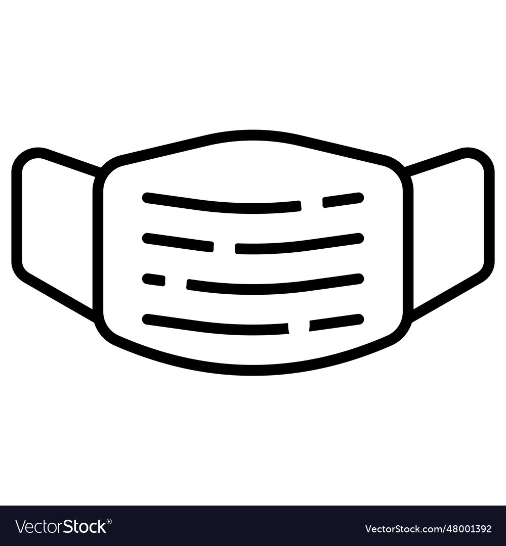 Mask icon Royalty Free Vector Image - VectorStock