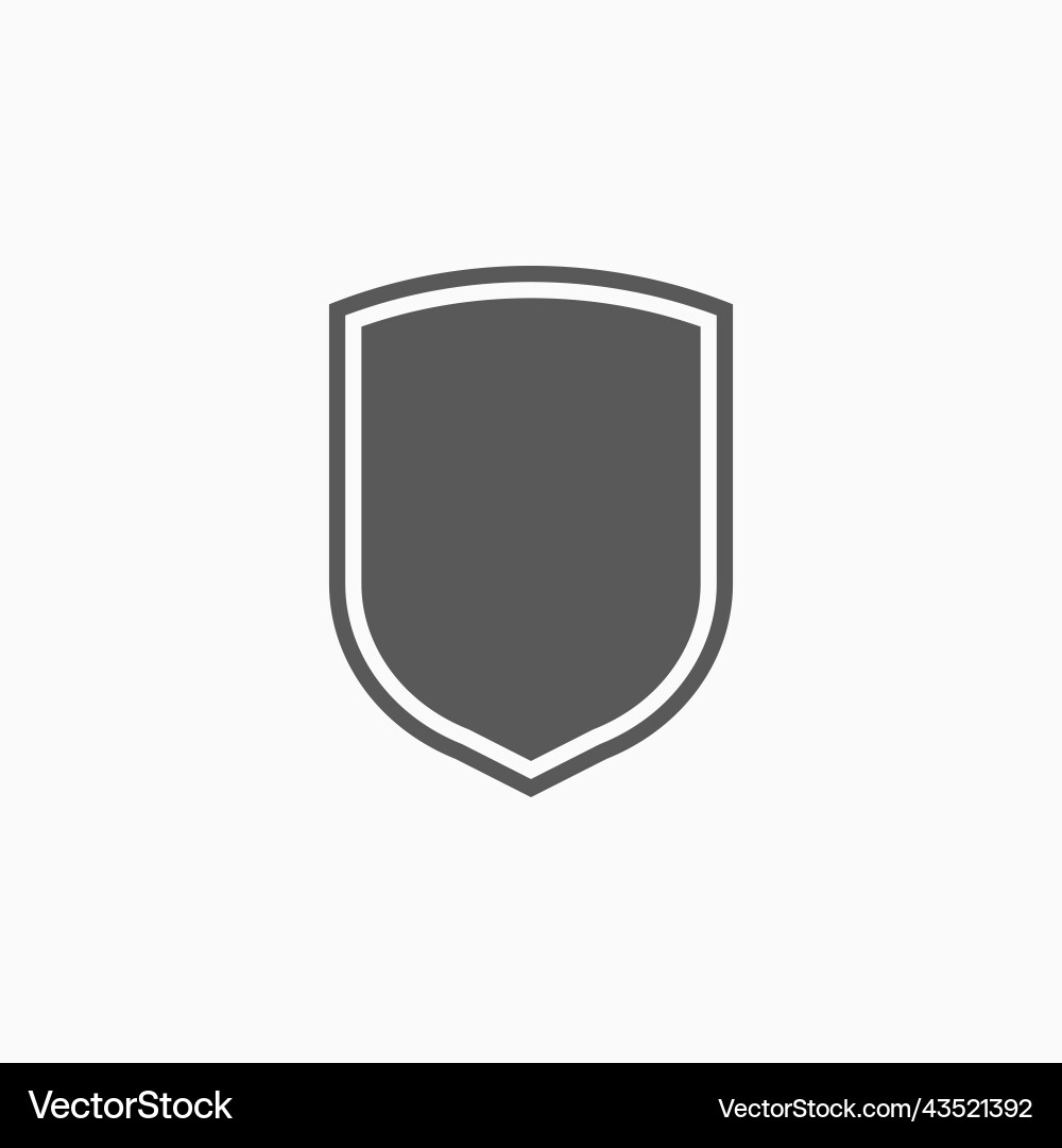 Shield icon Royalty Free Vector Image - VectorStock