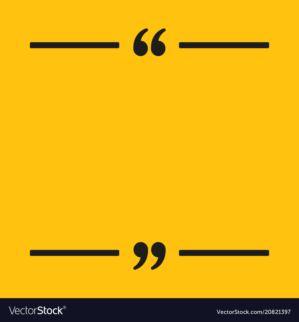 Speech bubble quote empty bracket Royalty Free Vector Image