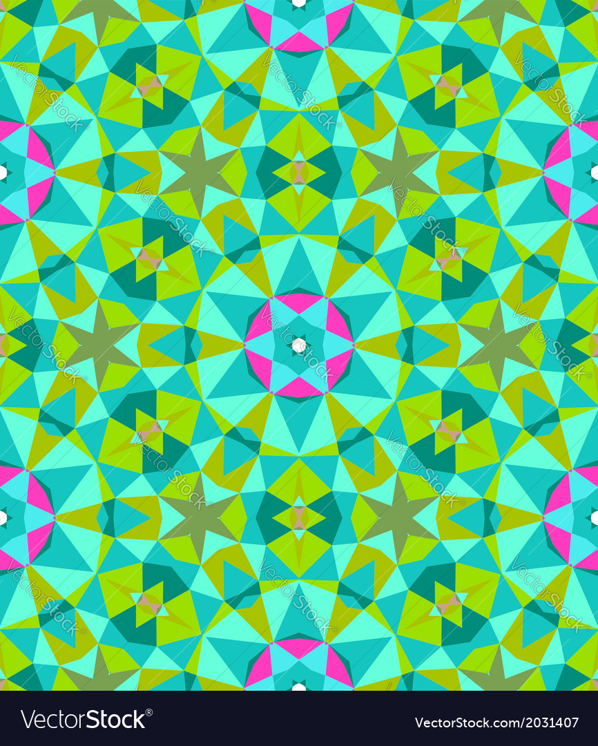 Multicolor geometric pattern in bright color Vector Image