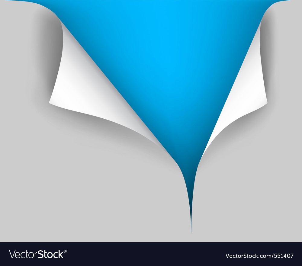 Paper corners Royalty Free Vector Image VectorStock