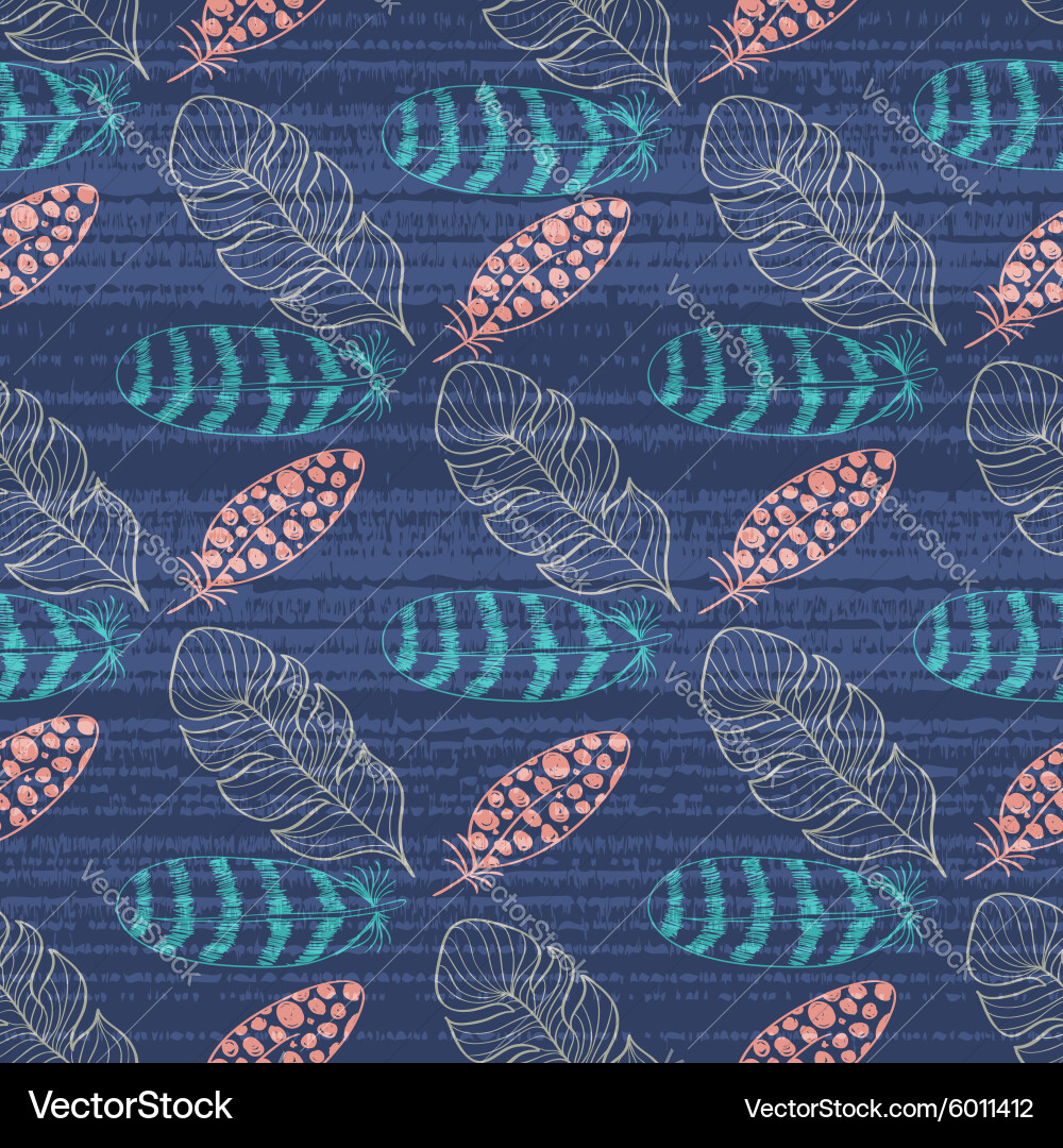 Doodle hand drawn seamless pattern Royalty Free Vector Image