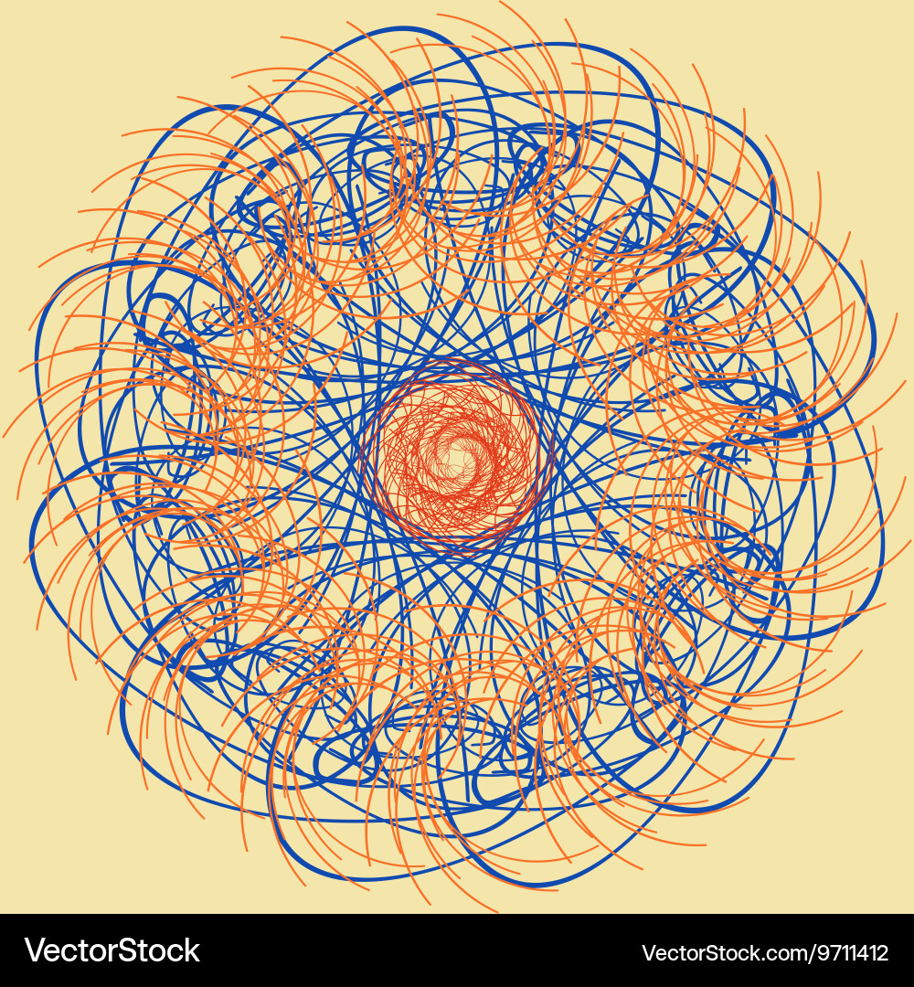 Linear ornament Royalty Free Vector Image - VectorStock