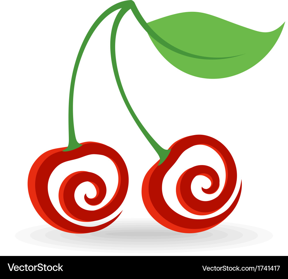 Cherry Icon Royalty Free Vector Image - VectorStock